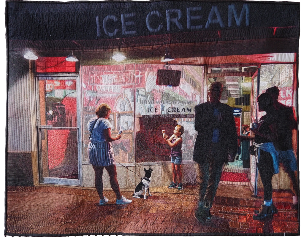 Summer Evening By Jill Kerttula Visions Museum Of Textile Art