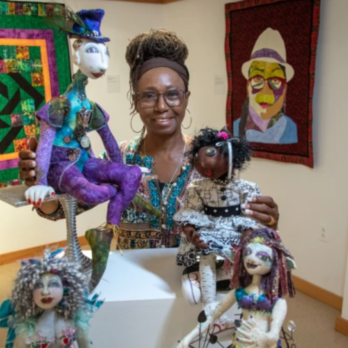 San Diego textile artist Gloria Hazel weaves the joy of creation into her work