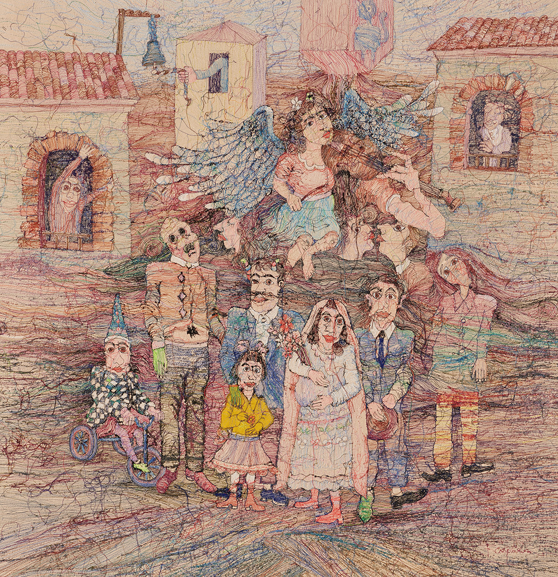 Divine Archangel by Felipe Coaquira