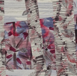detail from Dusky Birches (1988) by Karen Perrine