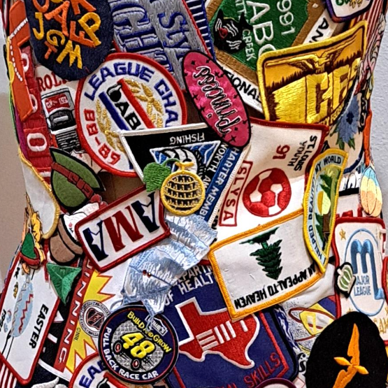 detail from Denise Yaghmourian's Artwear piece