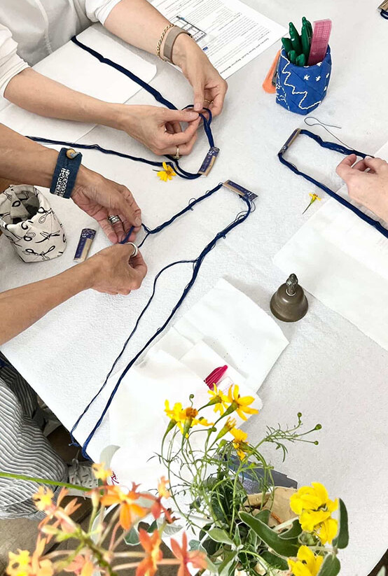 Harmony Through Sashiko Stitching