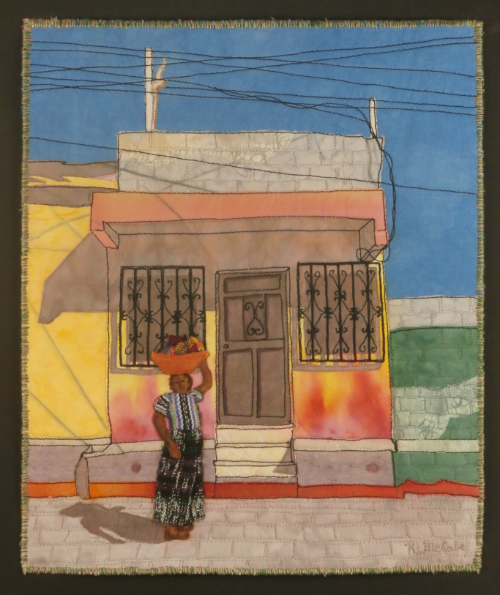 Pink & Yellow House, Santiago (1) by Kathleen McCabe