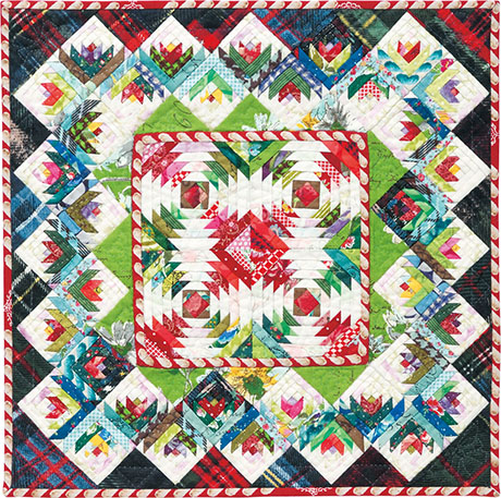 bouquetTulips460 bouquet of tulips quilt