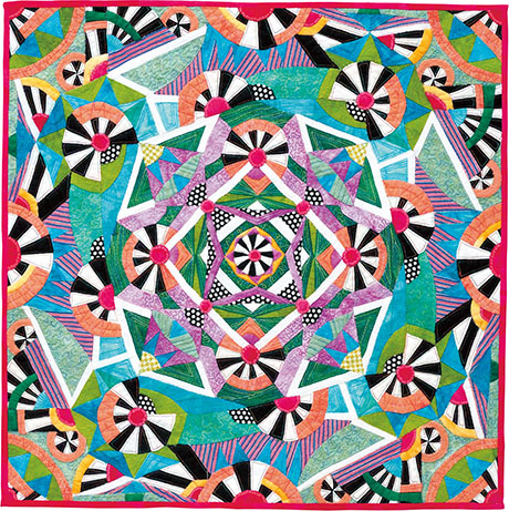 fun cycling quilt from quilt nihon exhibition