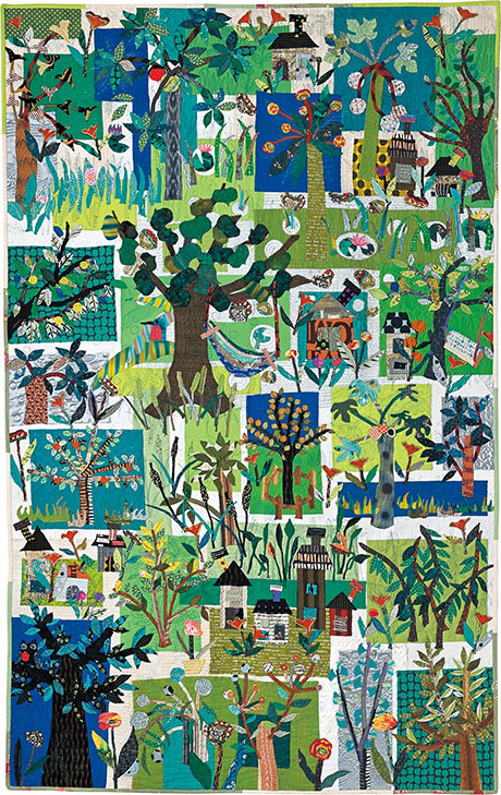 lakesideWalkway460 lakeside walkway quilt from quilt nihon exhibition
