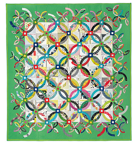 letsPlayInACircle460 let's play in a circle quilt from quilt nihon exhibition