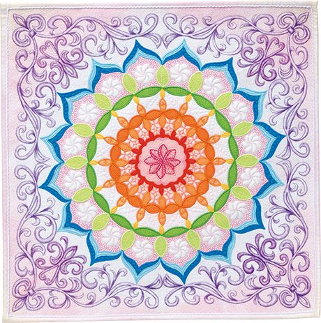 longingForMandala460 longing for a mandala quilt from quilt nihon exhibition