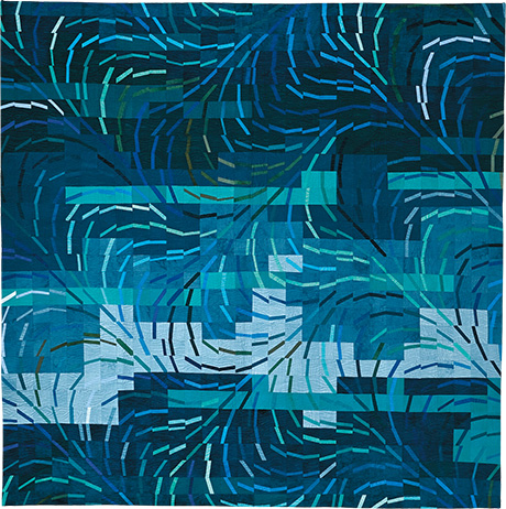 tiles24Stormy460 tiles #24 Stormy Seas quilt from quilt nihon exhibition