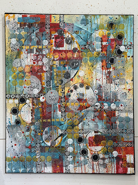 Quilt Visions 2026 artwork by Katie Pasquini Quilt Visions 2026 artwork by Katie Pasquini